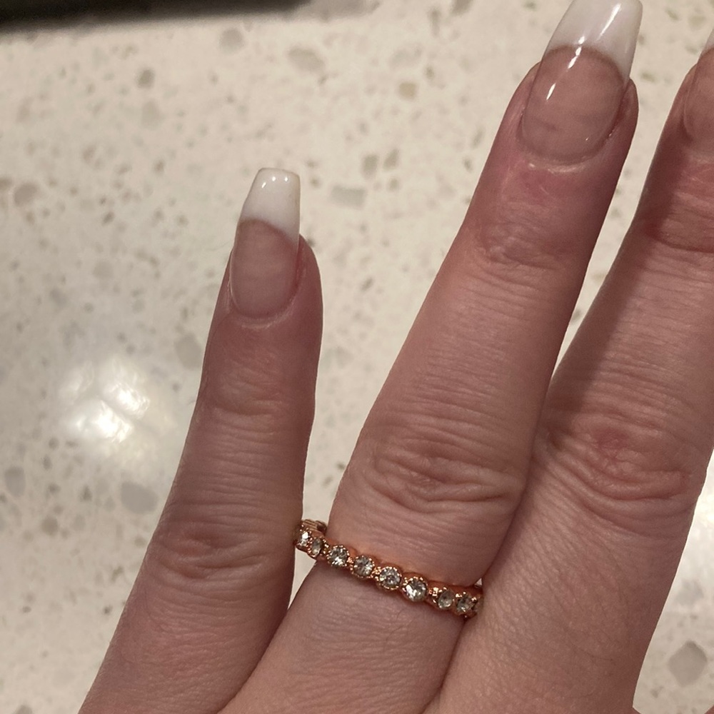 Rose gold ring